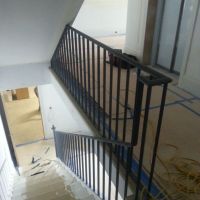 Black Indoor Wrought Iron Balustrade