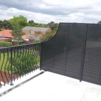 Black Outdoor Wrought Iron Balustrade Kew