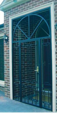 Black Wrought Iron Door