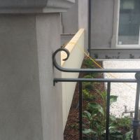 Black Outdoor Wrought Iron Fence Canterbury