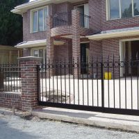 Black Outdoor Wrought Iron Gates