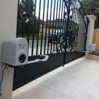 Black Outdoor Wrought Iron Gates