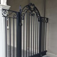 Black Outdoor Wrought Iron Gates
