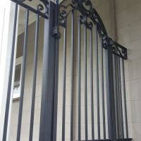 Black Outdoor Wrought Iron Gates